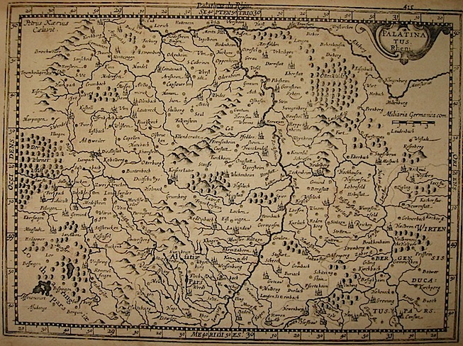 Mercator Gerard - Hondius Jodocus Palatinatus Rheni 1630 Amsterdam